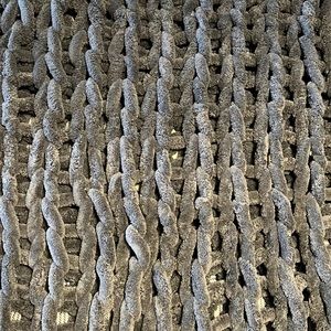 Super soft chunky knit blanket. New. Pet free smoke free home.